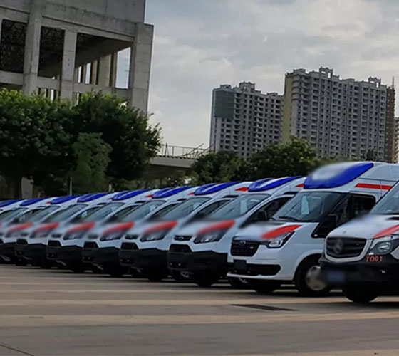 五峰服务车队展示