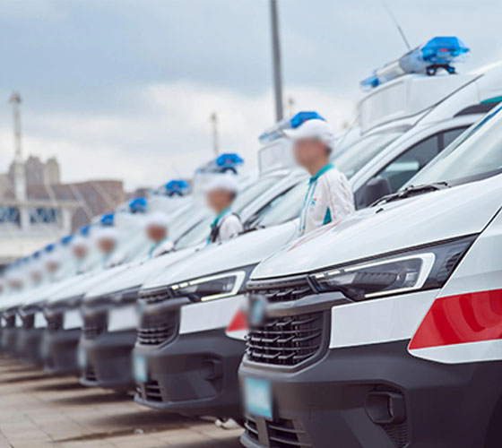 五峰服务车队展示